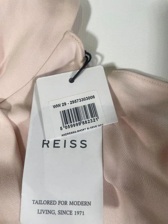 Reiss - Nude Andressa Short Sleeve Dress Size: Uk 6 deal !!