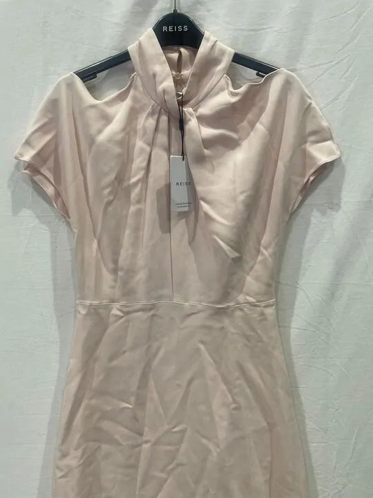 Reiss - Nude Andressa Short Sleeve Dress Size: Uk 6 deal !!