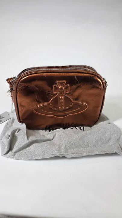 Vivienne Westwood Logo Embossed Camera Bag Size: * deal !!