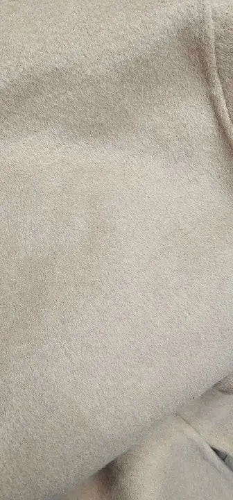 Reiss - Camel Emile Longline Belted Wool Blend Coat - Beige Size: Uk6