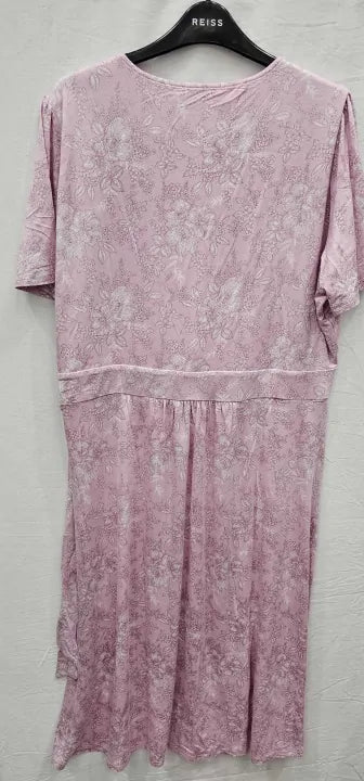 Crew Clothing - Pink Lady Wrap Summer Dress - Pink Size: Uki16