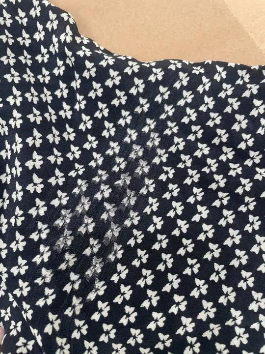 L K Bennett - Black/white Montana Dress Size: Uk 10