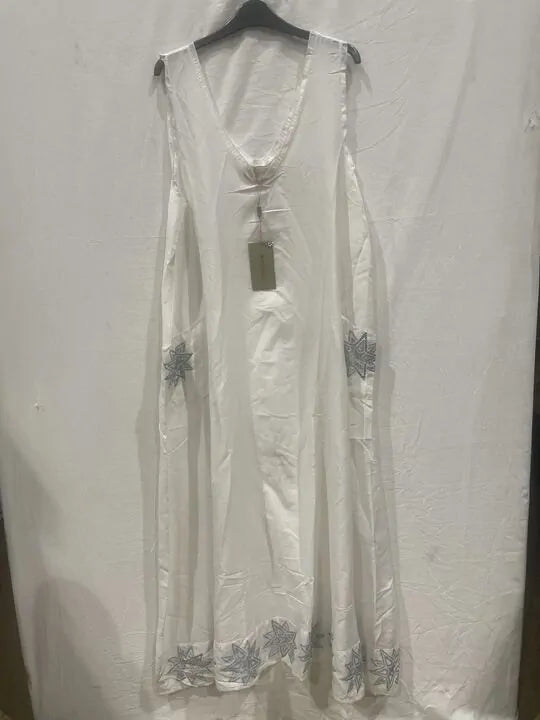 Pranella - Bazra Dress White Size: M/l