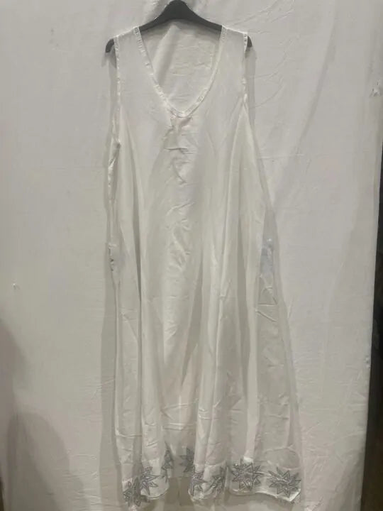 Pranella - Bazra Dress White Size: M/l