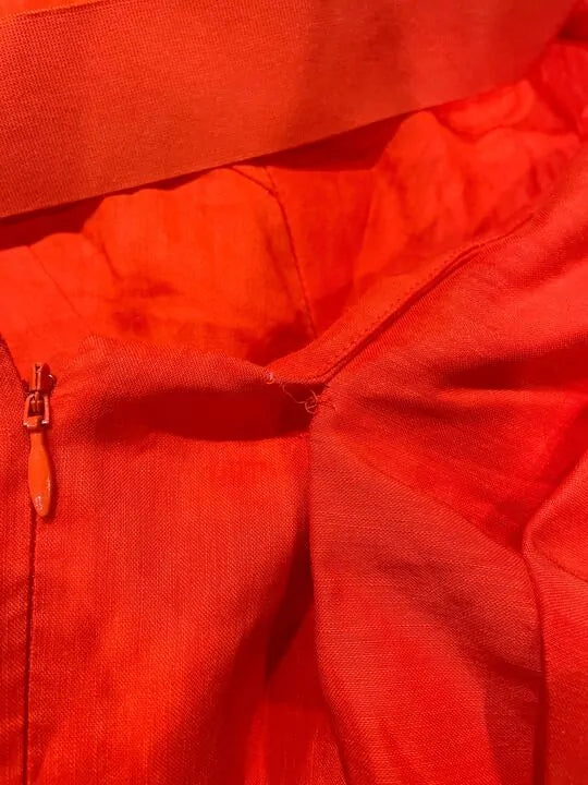 Cos - Orange Bustier Dress Size: Uk 14