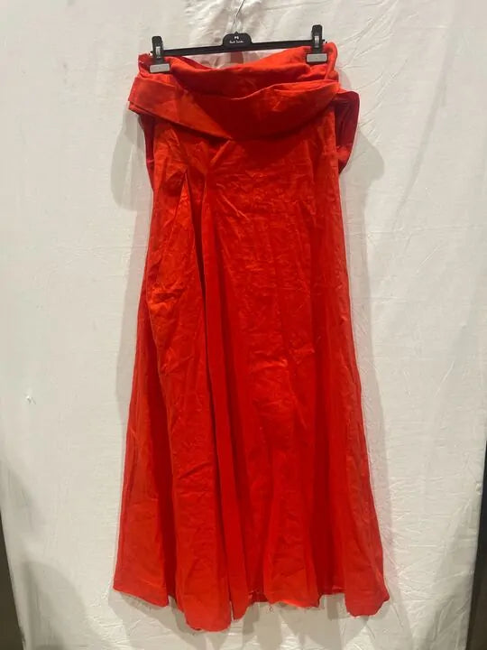 Cos - Orange Bustier Dress Size: Uk 14