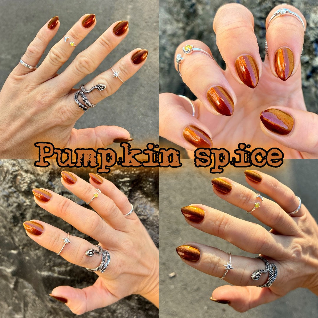 Radioactive Unicorn Pumpkin Spice Nail Polish Colour