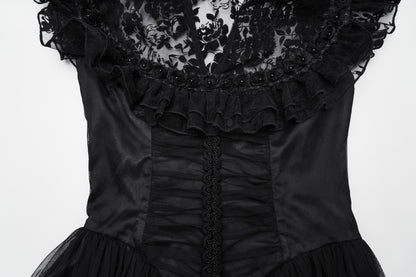 Punk Rave Seraphina Goth Flying Sleeve Dress