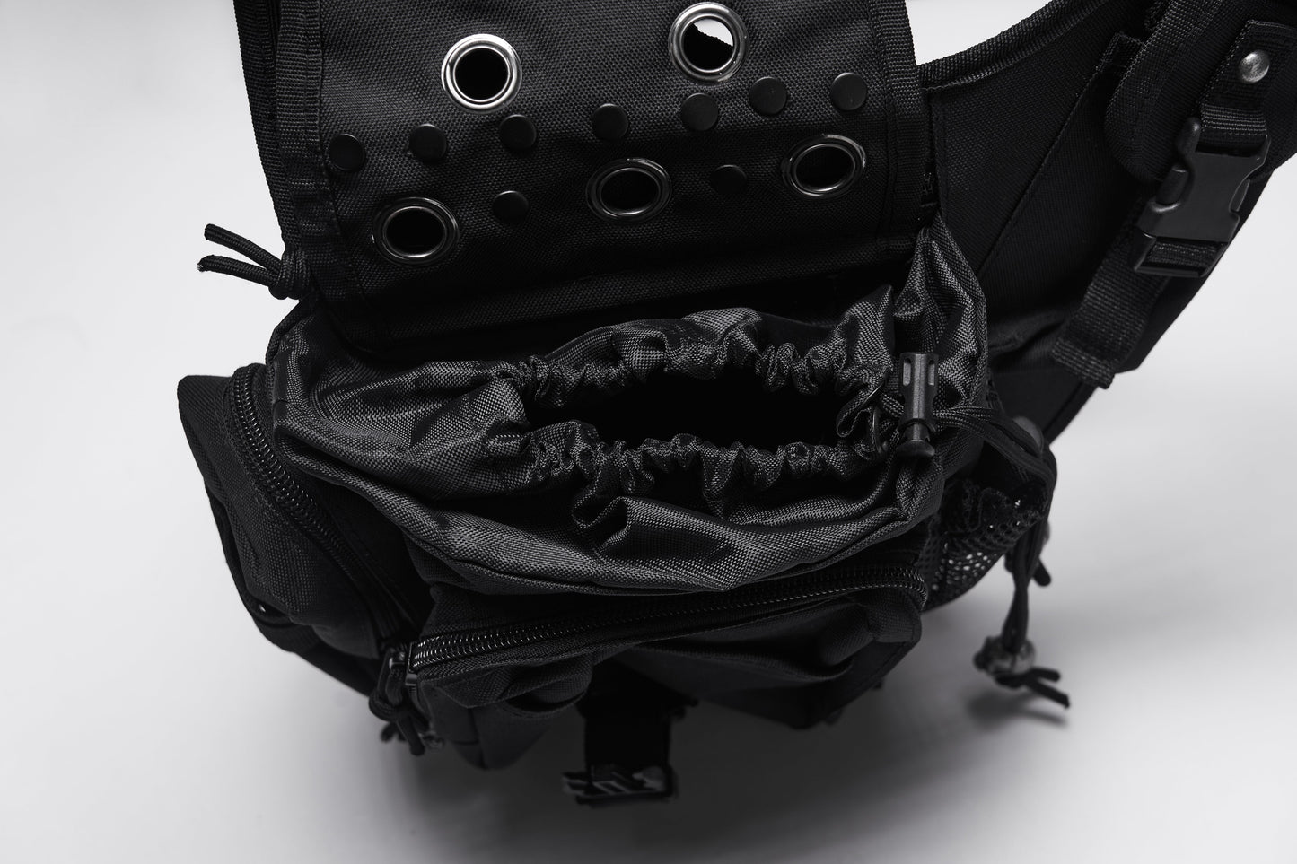 Punk Rave Techwear Skull Waist–Leg Bag