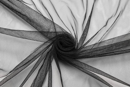 Punk Rave Morrigan Mesh Plaid High-Low Skirt