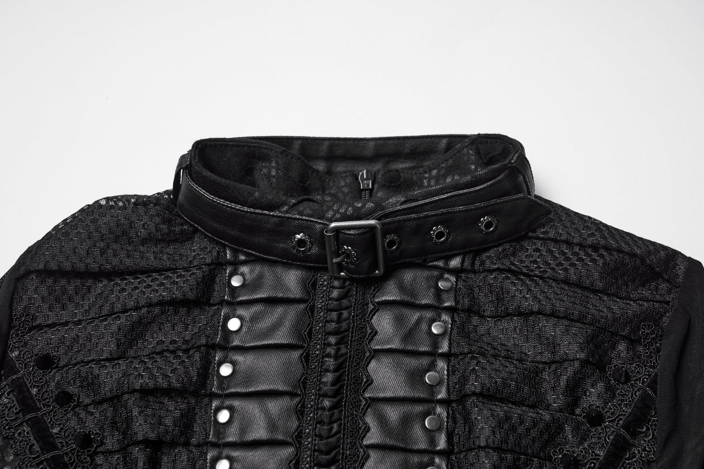 Punk Rave Seraphine Spinal Lace Panel Maxi Dress In Black