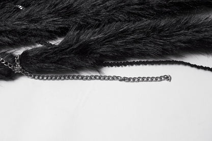 Punk Rave Punk Fox Head Braided Hood