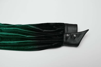 Punk Rave Fawn Gradient Printed Shirt in Green