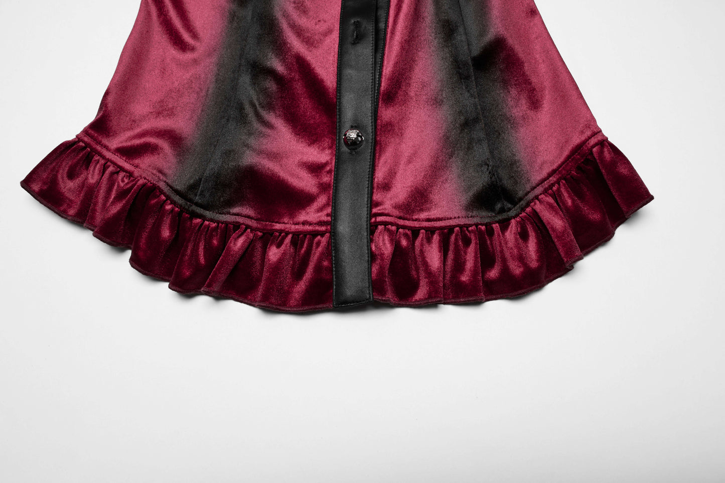 Punk Rave Fawn Gradient Printed Shirt in Red