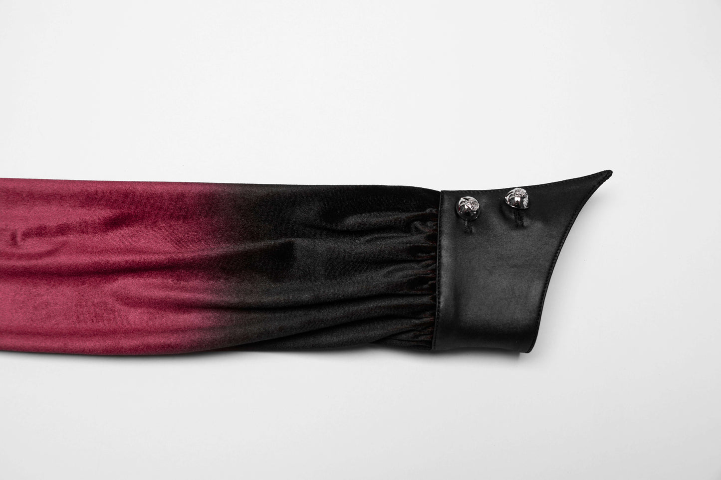 Punk Rave Fawn Gradient Printed Shirt in Red