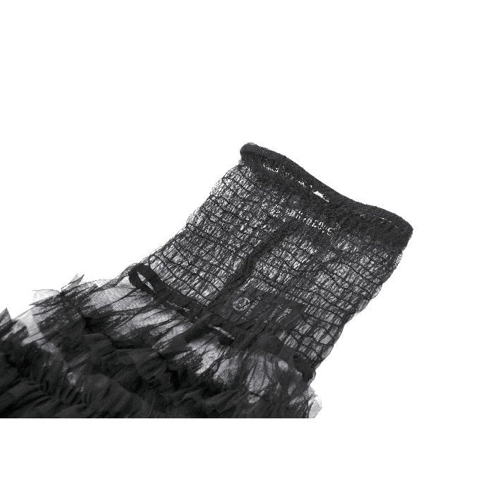 Dark in Love Ophelia Tiered Tulle Knee-High Socks