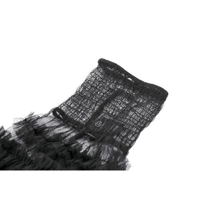 Dark in Love Ophelia Tiered Tulle Knee-High Socks