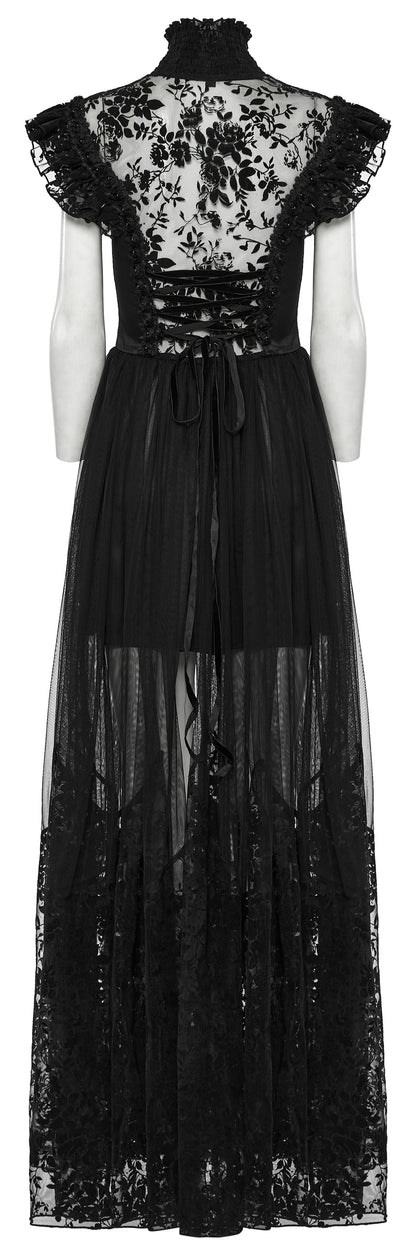 Punk Rave Seraphina Goth Flying Sleeve Dress