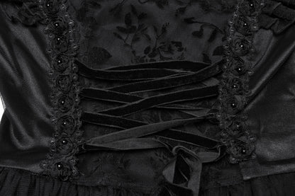 Punk Rave Seraphina Goth Flying Sleeve Dress