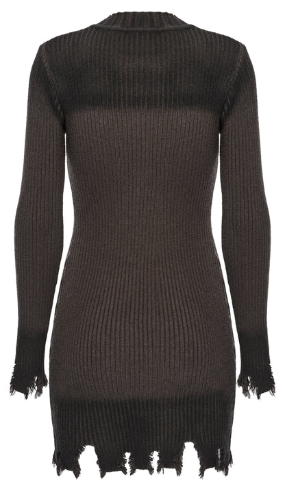 Punk Rave Lunar Eclipse Embroidered Dress