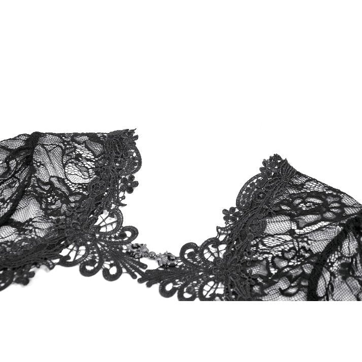 Dark In Love Lilith 3D Lace Bell Sleeve Cape