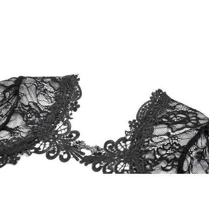 Dark In Love Lilith 3D Lace Bell Sleeve Cape