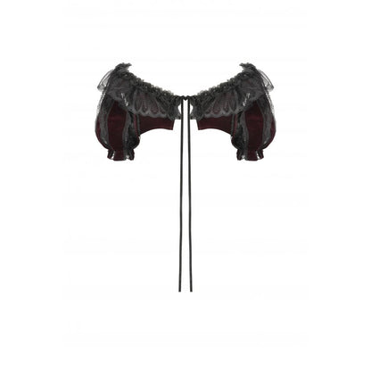 Dark in Love Isolde Velvet & Lace Puff Sleeve Bolero