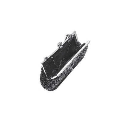 Dark In Love Celestine Vintage Beaded Gilded Evening Bag