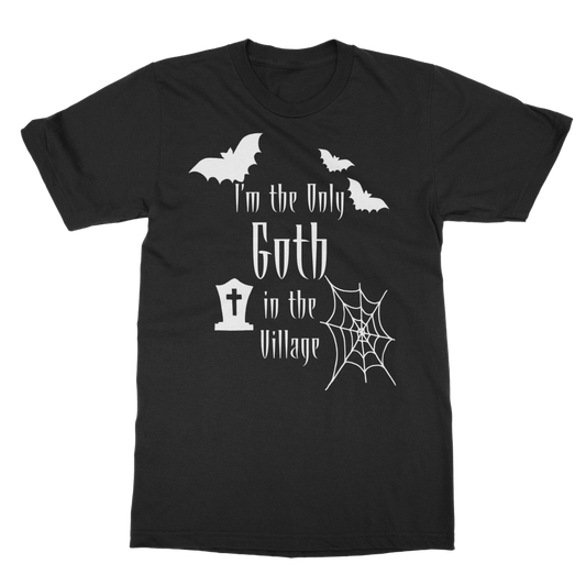 I'm the Only Goth in the Village Classic Heavy Cotton T-Shirt