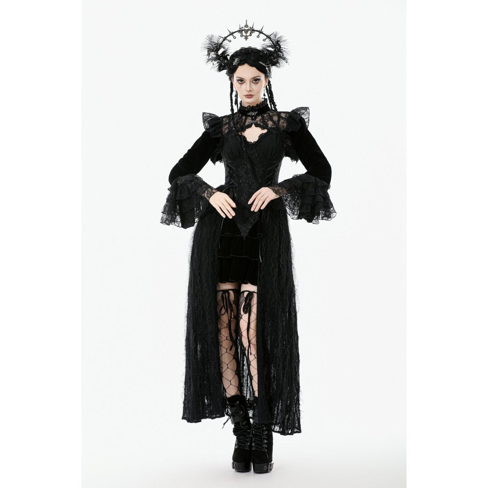 Dark in Love Erzebeth Lace Gothic Bolero Shrug