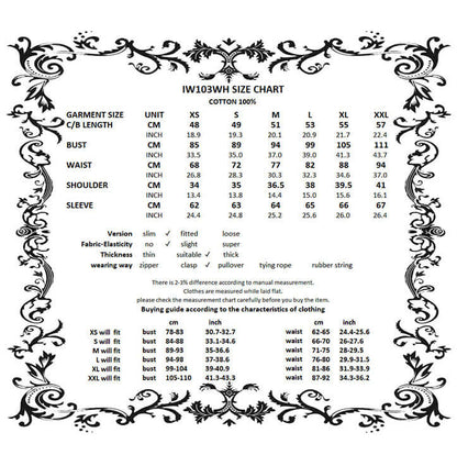 Dark in Love Queeny White Gothic Demon Shirt