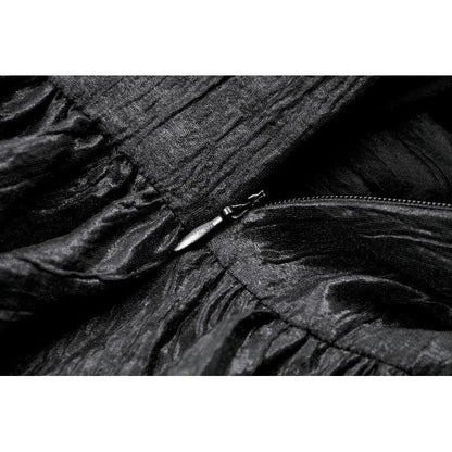 Dark in Love Shadow Lament Ruched Lolita Dress