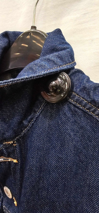 Levi's - Dark Blue Flared Western Jumpsuit - Blue Size: 25