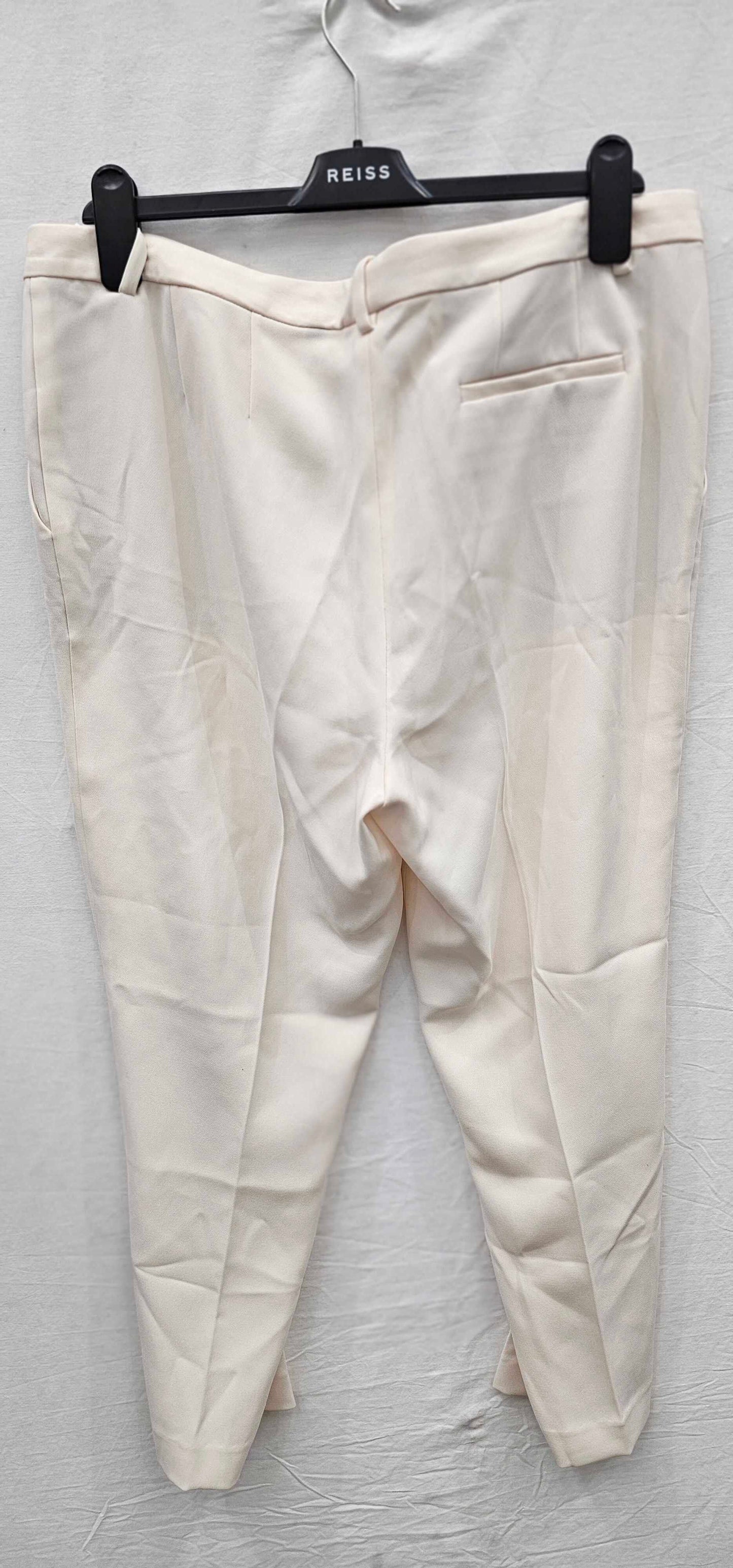 Theory-j0709220y0c-16-ivory-ivory Treeca Trousers-ivory Size: Uk16