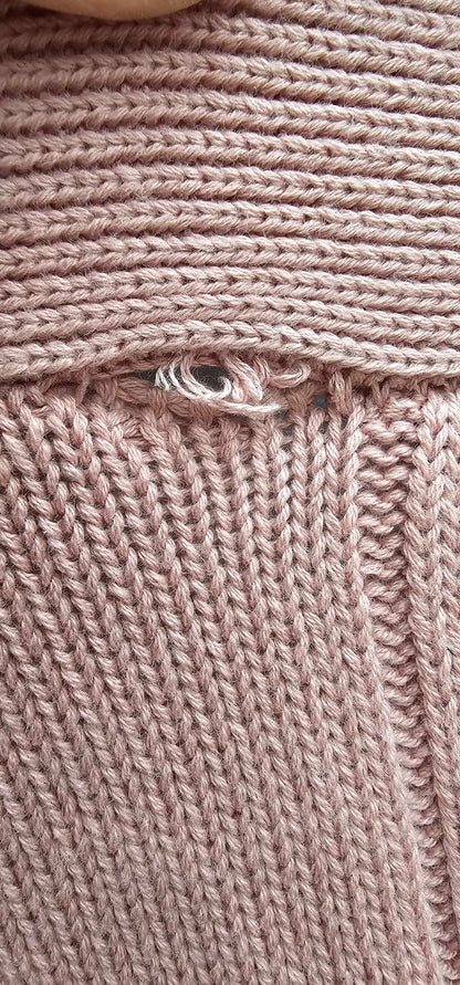 Whistles - Pink Nina Button Front Cotton Cardigan - Pink Size: L