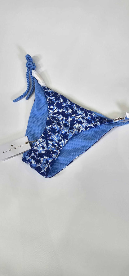 Heidi Klein-23hstc40prt-prt-xs-blue-blue Tuscany Reversible Tie Side Bikini Bottom-blue Size: Xs