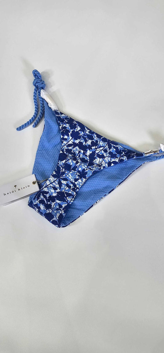 Heidi Klein-23hstc40prt-prt-xs-blue-blue Tuscany Reversible Tie Side Bikini Bottom-blue Size: Xs