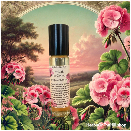 11ml Blush of Rose Geranium Perfume Roll-On