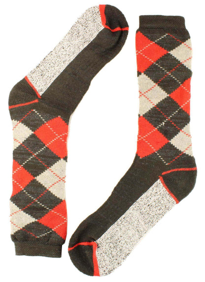 12 Pack Men's Thermal Merino Wool Work Boot Socks Reinforced Heel and Toe Warm Breathable for Hiking Winter Wear Moisture-Wicking Odor-Resistant by Sock Stack