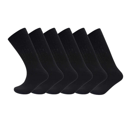 12 Pack Men's Thermal Merino Wool Work Boot Socks Reinforced Heel and Toe Warm Breathable for Hiking Winter Wear Moisture-Wicking Odor-Resistant by Sock Stack