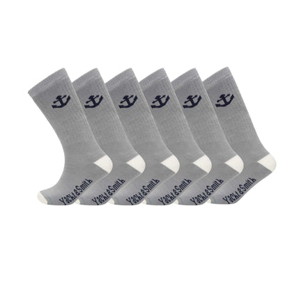 12 Pack Men's Thermal Merino Wool Work Boot Socks Reinforced Heel and Toe Warm Breathable for Hiking Winter Wear Moisture-Wicking Odor-Resistant by Sock Stack