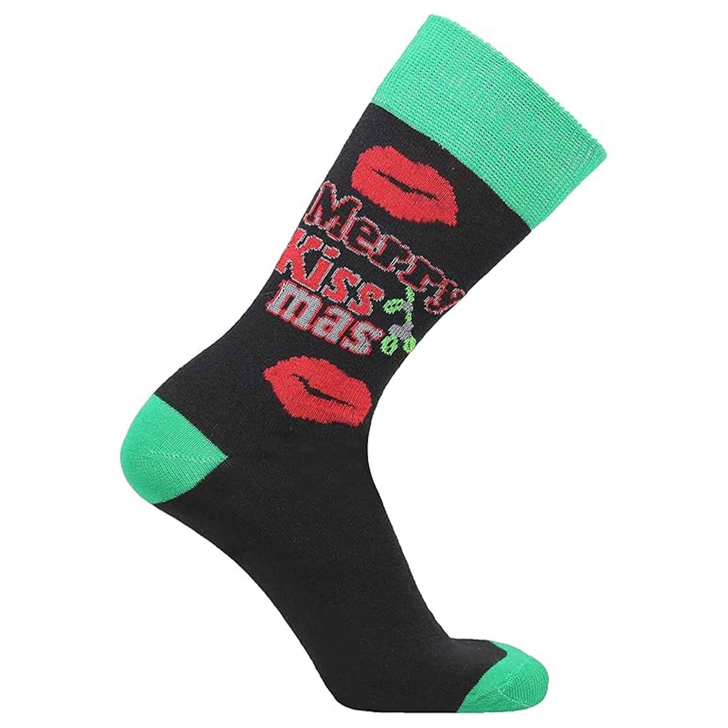 12 Pairs Men's Christmas Socks Cotton Rich Festive Holiday Novelty Designs Santa Claus Turkey Emojis Stocking Filler in UK Sizes 6-11 by Sock Stack