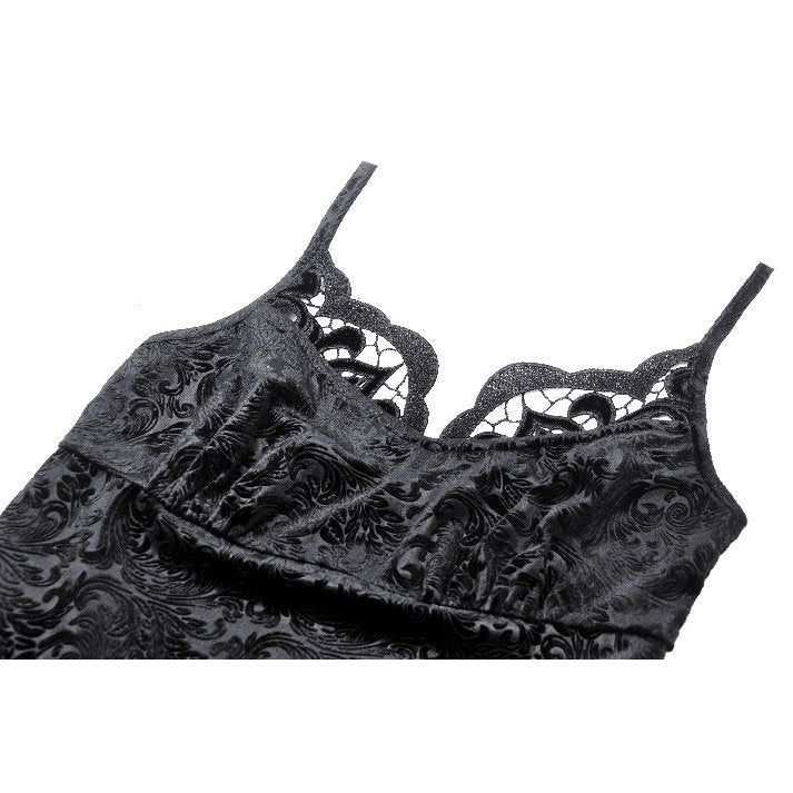 Dark in Love Freya Dark Embossed Velvet Camisole