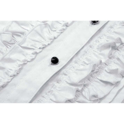 Dark in Love Queeny White Gothic Demon Shirt