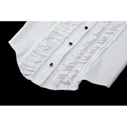 Dark in Love Queeny White Gothic Demon Shirt