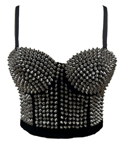 Banned Apparel Xenia Top Silver