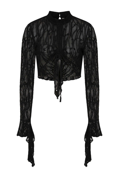 Banned Apparel Abyssia Lace Goth Top