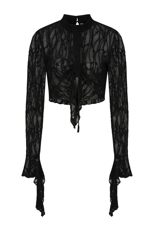 Banned Apparel Abyssia Lace Goth Top