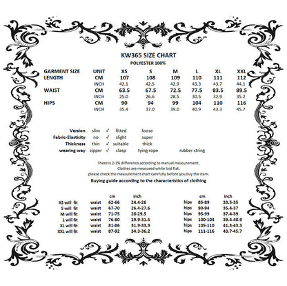 Dark in Love Nevaeh Gothic Lace and Mesh Mermaid Skirt