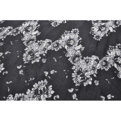 Dark in Love Emersyn Elegant Gothic Lace-Trimmed Long Robe